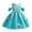Mint Green, variant on LUOGENLI Dress A Girl's Dress with A Blue Bow Tie and A H Al Ter Neckline Made of A Fabric That Is Light and Airy. Maxi Dress for Girls Mint Green 5-6 Years