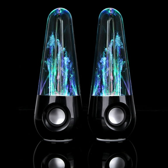 Water Dancing Speakers LED Light Altavoz Speakers Parlantes HIFI 3D Surround Subwoofer Stereo Support Computers Music players