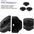 thumbnail image 3 of 4 pcs Pressure Cooker Lid Knobs Black Plastic Explosion-Proof Handle Pot and Pan Kitchen Accessories Easy to Install, 3 of 4