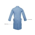 thumbnail image 3 of Panda Uniform by HeedFit Unisex 40" Medical Lab Coat – 10XL Ceil Blue, 3 of 4