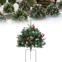 Artificial Flowers for christmas 2025 New Holiday Planter Filler For Holiday Planter Decorations Holiday Planter Christmas Holiday Planter Holiday Planter Greenery For Christmas Decor