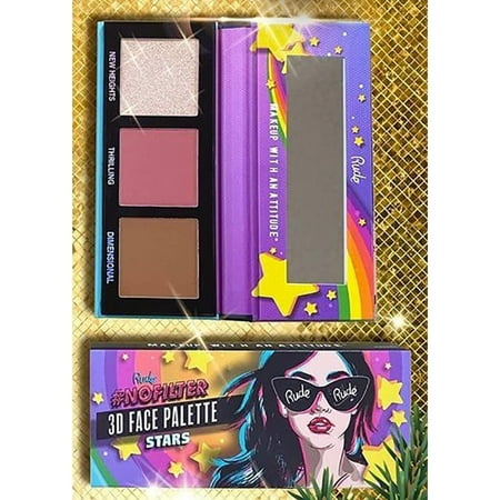 

Rude - NoFilter 3D Face Palette - Stars