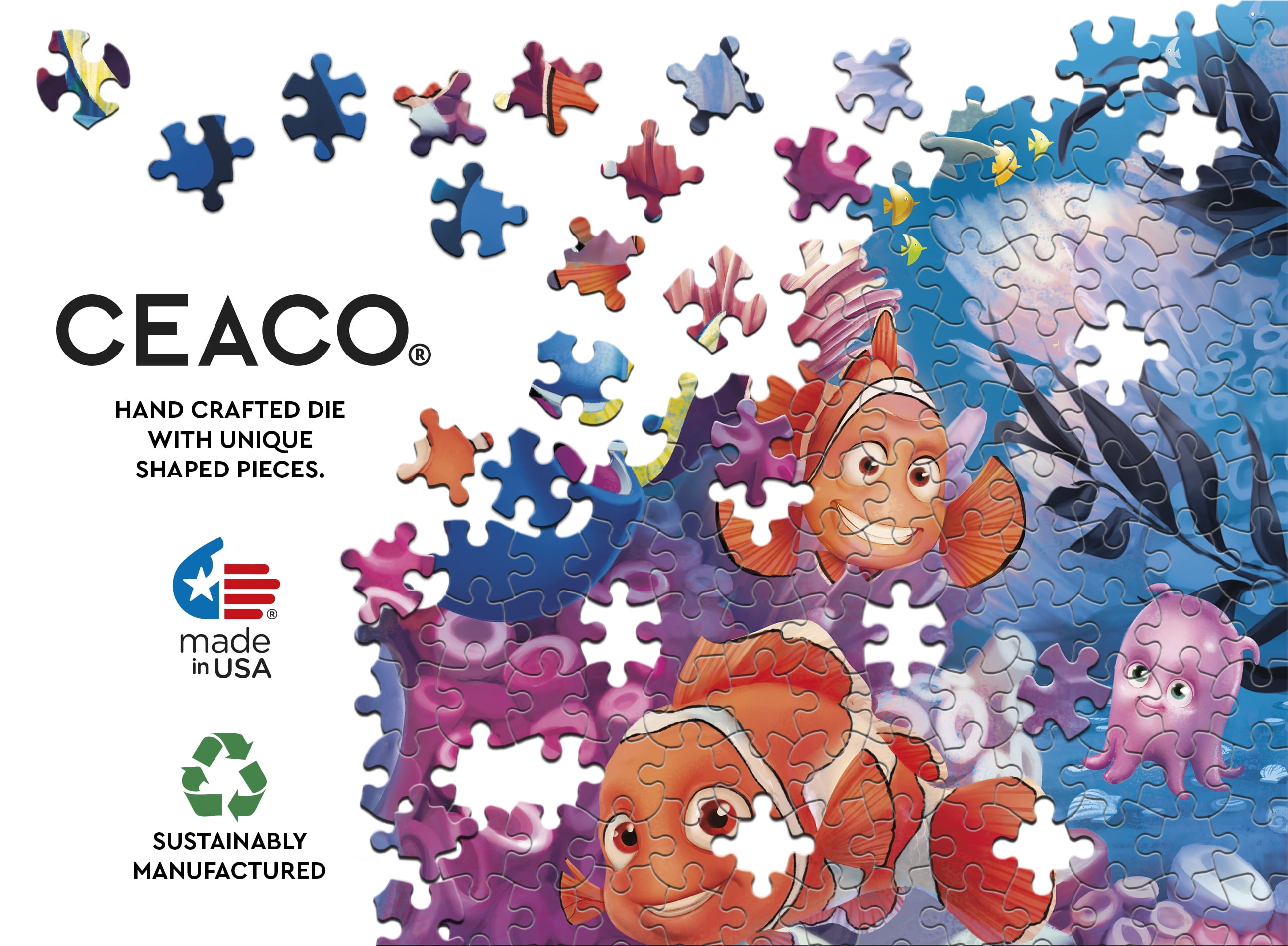 Ceaco - Disney - Nemo and Friends - 1000 Piece Interlocking Jigsaw Puzzle