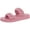 Pink, variant on Steve Madden Womens Hillary Faux Leather Woven Flat Sandals