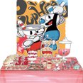thumbnail image 3 of Cuphead Birthday Party Supplies Banner Backdrop Background Taspestry Poster Wall Decor, 3 of 6