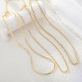 thumbnail image 6 of GOSFRY Gold triple snake chain + Cuban + twisted rope necklace Layering Pendant Chain Choker Necklaces Trendy Jewelry Set Gift for Women, 6 of 8