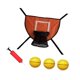 thumbnail image 2 of Juego de aro de baloncesto para trampolín, portería de baloncesto para la mayoría de los entrenamientos de trampolines Baloncesto amarillo, 2 of 8