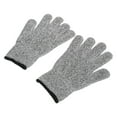 thumbnail image 2 of 2Pcs Cut Resistant Gloves Level 5 Cutting Labor Gloves Suitable for Kitchen Garden Work Grey, 2 of 15