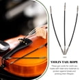 thumbnail image 2 of OUNONA 12 pcs  Violin Rope Violin Tail Gut Tail Cord Violin End Tail Violin Accessories for 4/4 Violin, 2 of 8