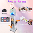 thumbnail image 5 of PAAFNN with 15.6"Mirror Photo Booth Touch Screen APP Control Selfie Machine with RGB Light for Event, 5 of 9