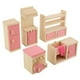 thumbnail image 2 of Ounissouiy Mini juego de muebles para casa de muñecas, casa modelo de juguete para niños, juego de muebles de madera, juguete educativo para niños, juego Muebles de casa de muñecas cocina Ounissouiy FN000080-03B, 2 of 6