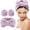 Purple, variant on Spa Headband Wristband Set, Face Washing Headband for Women, Soft Microfiber Makeup Skincare Hair Wrap, Facial Mask Shower Accessories, Gifts for Teen Girls
