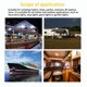 thumbnail image 4 of Luz De Ancla De Barco 4000-4500K Lámpara De Popa De Barco Plegable Luz De Navegación De Barco A Prueba De Agua 360 Grados Led Lámpara De Señal De Navegación De Barco Para Barco Yate Rv Cateissary VI004989-00, 4 of 7