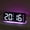 Black Case + Blue Night Light, variant on DAYBETTER Small Digital Clock with Night Light, Desk Alarm Clocks for Bedrooms, Heavy Sleepers, Kids