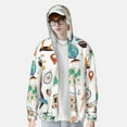 thumbnail image 4 of Kll Travel1 Print Men'S Women’s Upf 50+ Sun Protection Outdoor Hoodie Jacket Long Sleeve Fishing Hiking Performance Shirt- X-Large, 4 of 8