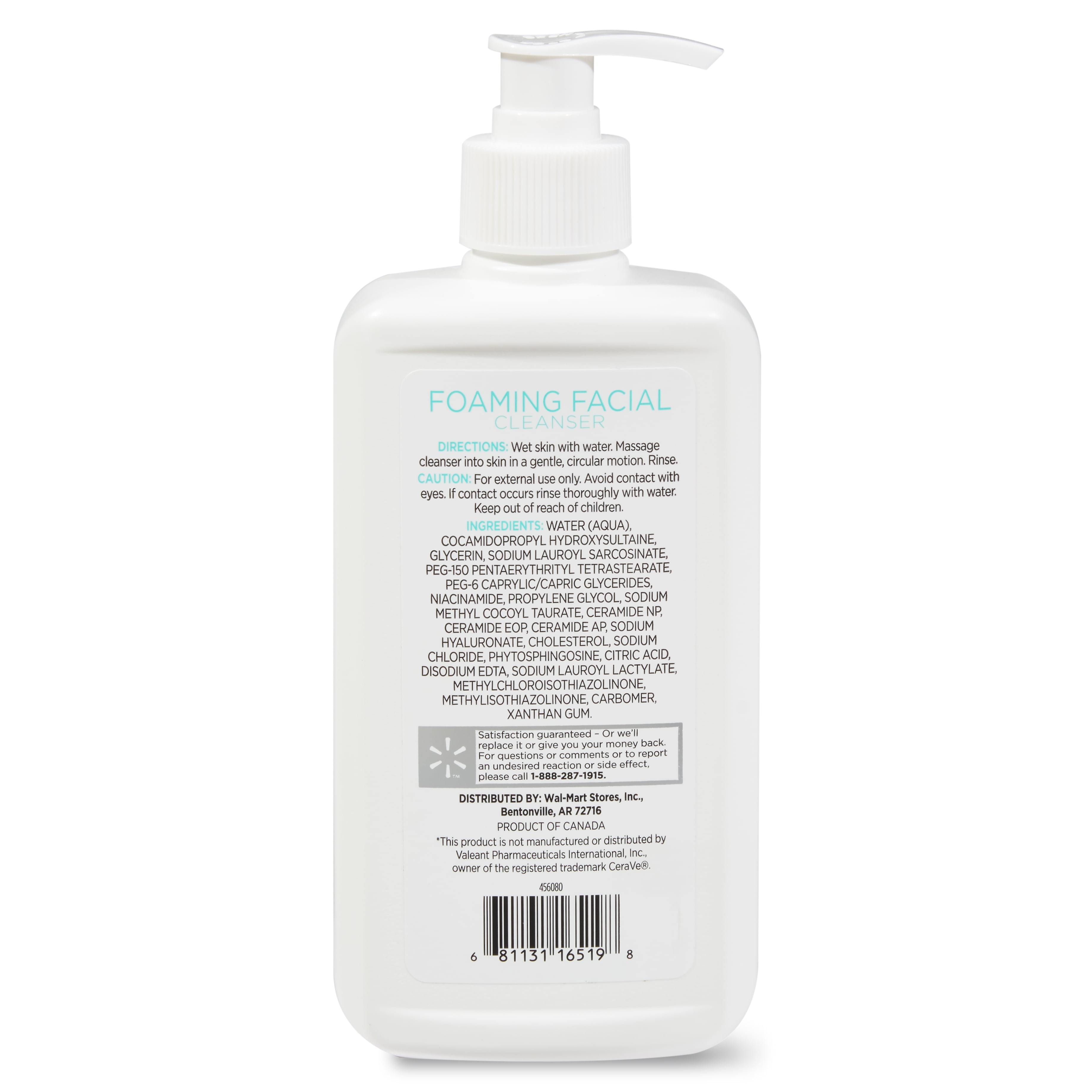 equate cerave foaming cleanser