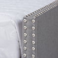 thumbnail image 6 of Baxton Studio Haylie Modern and Contemporary Light Grey Fabric Upholstered Queen Size Daybed, 6 of 9