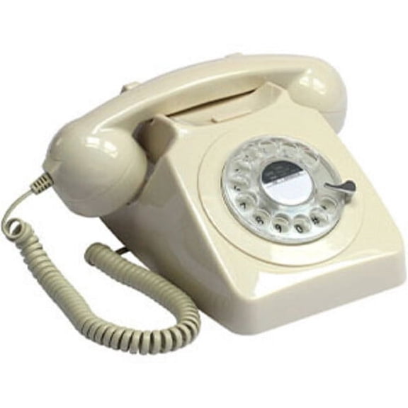 GPO Retro GPO746IVR 746 Desktop Rotary Dial Telephone - Ivory  [MISC ACCESSORY] Ivory