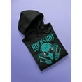 thumbnail image 3 of Alien Rockstar Slogan Hoodie Men -Image by Shutterstock, Male Small, 3 of 4