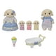 thumbnail image 5 of Calico Critters Flora Rabbit Family - Set of 5 Collectible Doll Figures for Children Ages 3+, 5 of 5