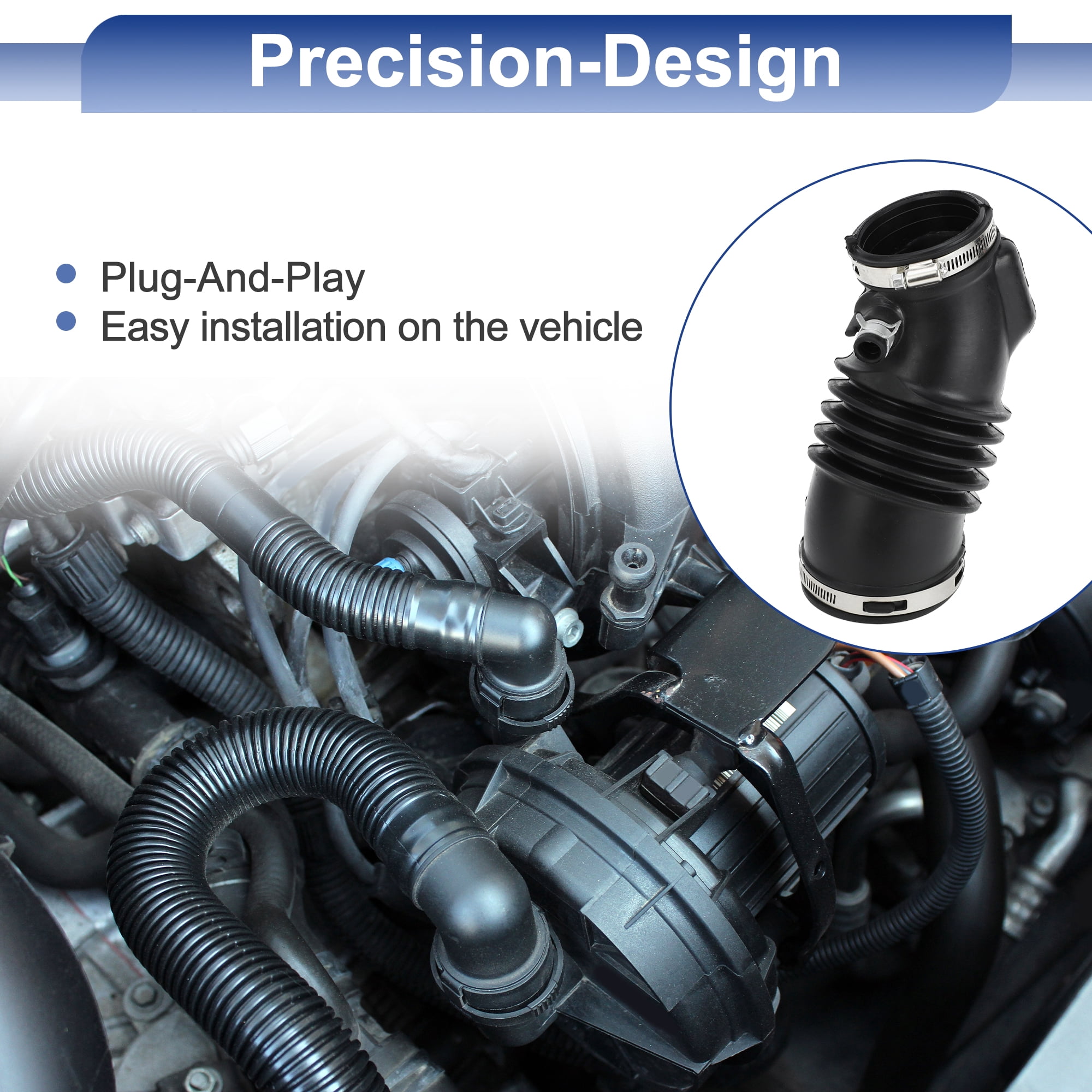 Unique Bargains Air Intake Hose Tube for Honda Odyssey 2011-2017 OE:17228-RV0-A00