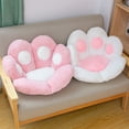 thumbnail image 2 of Cat Paw Cushion Kawaii Chair Cushions 28 x 4 inch Cute Stuff Seat Pad Comfy Lazy Sofa Office Floor Pillow, 2 of 8
