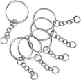 thumbnail image 2 of 100 Pcs Keychain Ring, 25mm Keychain With Silver Chain Keychain With Rings, 2 of 4