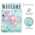 thumbnail image 2 of Flag Welcome Flamingo Polyester 30X44, 2 of 2