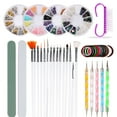 thumbnail image 4 of Shinysix Makeup Brushes,Pen Nail Art Pen Nail Pen Nail Brush Nail Art Pens Set Nail Tool Kit Nail Nail Art Tool Art Tool Kit Nail Art Pen Nail Kit Nail Art, 4 of 6