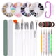 thumbnail image 1 of Nail Art Tool Kit Nail Art Painting Pen Cepillo de uñas Bolígrafos de doble punta Brillo Rhinestones Irfora Multicolor, 1 of 6