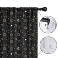 thumbnail image 4 of Blackout Kids Curtains,Black Gold Zodiac Sun Moon Pattern Childrens Insulated Curtains Set Of 2,Bedroom Essentials,Toddler Room Decor 42x63in(106x160cm), 4 of 5