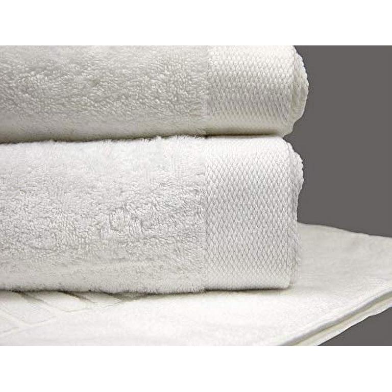 Garnier-Thiebaut Towel Plush Luxury Soft White Towels Set 6-Pieces (2 Bath Towels, 2 Hand Towels, 2 Face cloth)