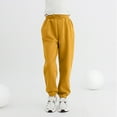 thumbnail image 2 of SXcggal Boys Girls Solid Pants Jogger Sweatpants With Pockets Warm Kids Trousers Casual Pants Casual Loose Cozy Girl Children's Trousers, 2 of 6