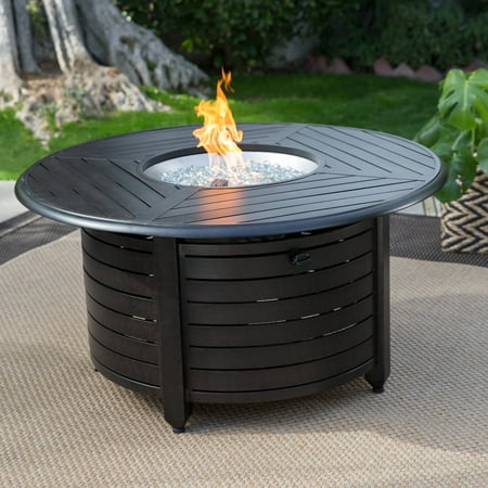 Belham Living Stapleton 47 In Round Fire Pit Table Walmart Com