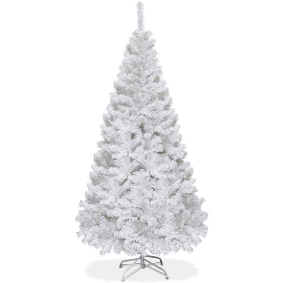 1.5FT Whtie Artificial Christmas Tree, Xmas Tree With Metal Christmas Tree Stand,Christmas Tree For Indoor And Outdoor Holiday Christmas Decorations