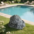 thumbnail image 5 of Realistic Rock Covers for Outdoor Landscaping, Lightweight Artificial Decorative Rocks Made of Durable PU Foam, for Yard Garden Decor and Well Cover Concealment, 5 of 6