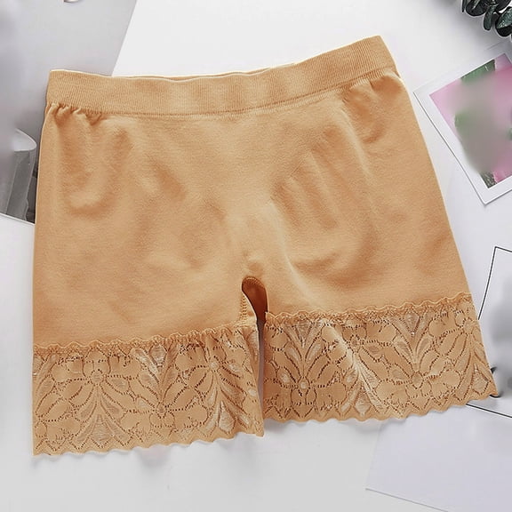 Women Chafing Underwear Seamless Boyshorts Panties Lace Under Shorts Boy Shorts Underwear Shorts for Women plus Size Seamless Control Top Underwear for Women No Show Womens Nylon Briefs Size 9