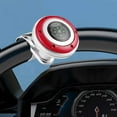 thumbnail image 2 of QUETO Universal Car Steering Wheel Knob with Compass, White, 2 of 6