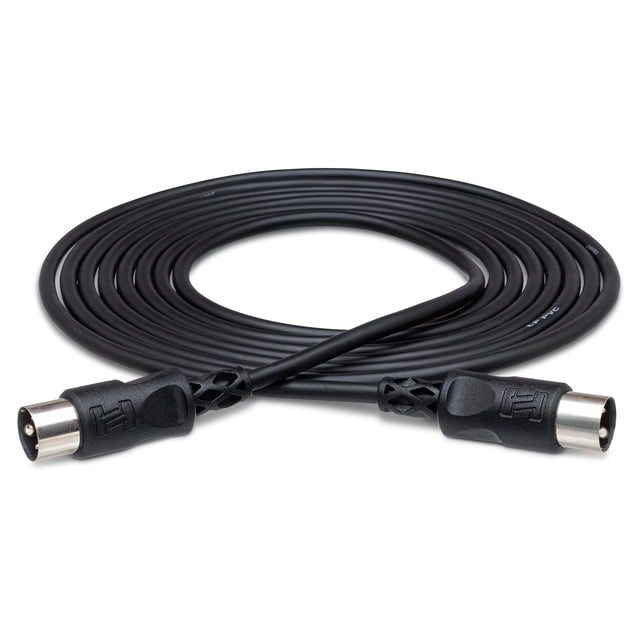 Cable MIDI Hosa MID-310BK DIN de 5 pines a los mismos 3 m