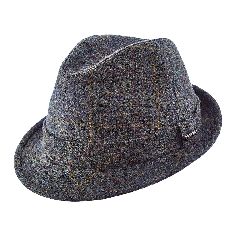 Stetson Men's Wool Blend Fedora Hat Olive L