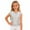 D85/White, variant on Afdoent Girls Sequin Applique Sleeveless Tank Top Party Performance Shiny Glitter Casual Tee For Toddler Youth Child 160