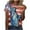 Multicolor-11, variant on VerPetridure American Flag Shirts for Women 4th of July Tops USA Print T Shirt Casual Short Sleeve American Proud T-Shirt Tops