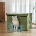 thumbnail image 2 of AOOOWER Weatherproofs Cats Cooling House,Insulated Air Conditioned Cats Dog Houses, 2 of 9