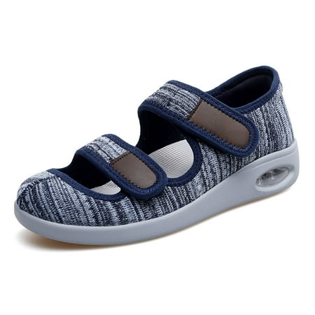 HEBELEENA Diabetic Shoes for Women Wide Width Edema Shoes Walking Sneakers for Elderly Swollen Feet