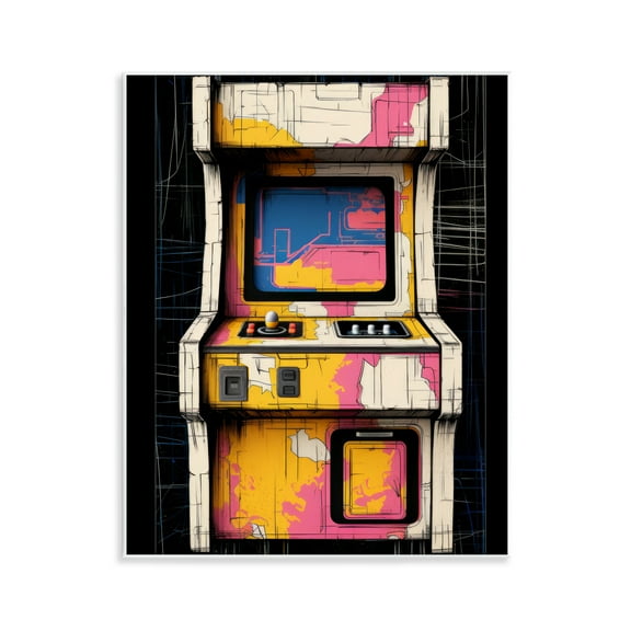 Retro Joystick Journeys Wall Plaque Art, 11 x 14, Made In USA