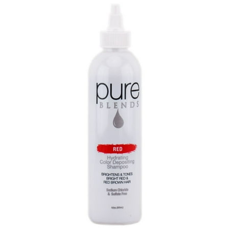 Pure Blends Hydrating Color Depositing Shampoo - Red - Size : 8.5