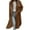 Brown, variant on Womens Plaid Shacket Jacket Long Corduroy Shirt Casual Lapel Button Down Flannel Trench Coats