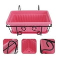 thumbnail image 3 of Weiweiguan 1 Set Hanging Flowerpot Rack Balcony Planting Flowerpot Plant Display Rack, 3 of 6