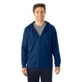 thumbnail image 2 of JERZEES Dri-Power® Sport Hooded Full-Zip Sweatshirt Size XL Color Blues, 2 of 2