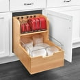 thumbnail image 2 of Rev-A-Shelf Food Storage Container Organizer w/ Soft-close, Natural, 4FSCO-18SC-1, 2 of 9